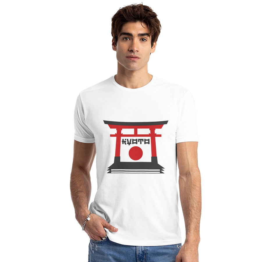 Gateway to Kyoto - Men's Crewneck T-Shirt - - T-Shirts