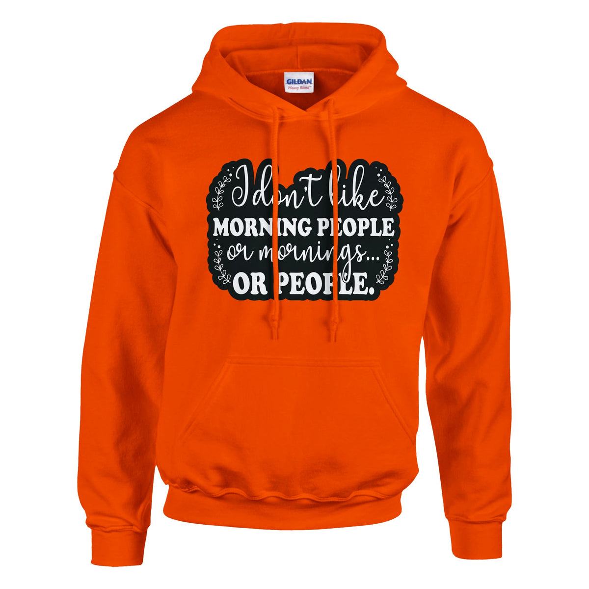 Morning Mood - Wear Your Mornings Your Way - Orange - Hoodies