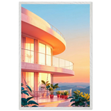 Golden Hour Escape – Framed Poster - - Wooden Framed Posters