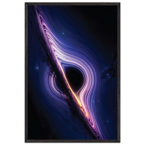 Eternal Gravity – Wooden Framed Poster Gift - Black frame - Wooden Framed Posters