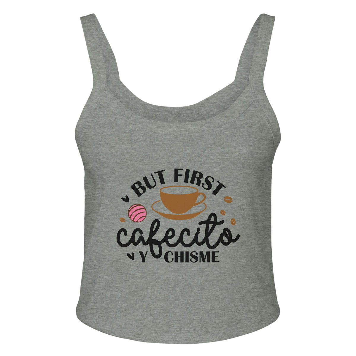 Gossip and Coffee - Essential Combo - Athletic Heather - Tank Tops