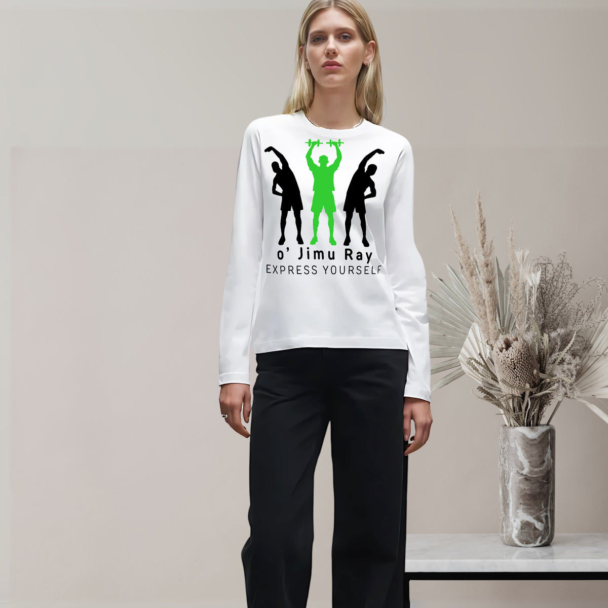 Empowerment Through Fitness Tee - - Long Sleeve T-shirts