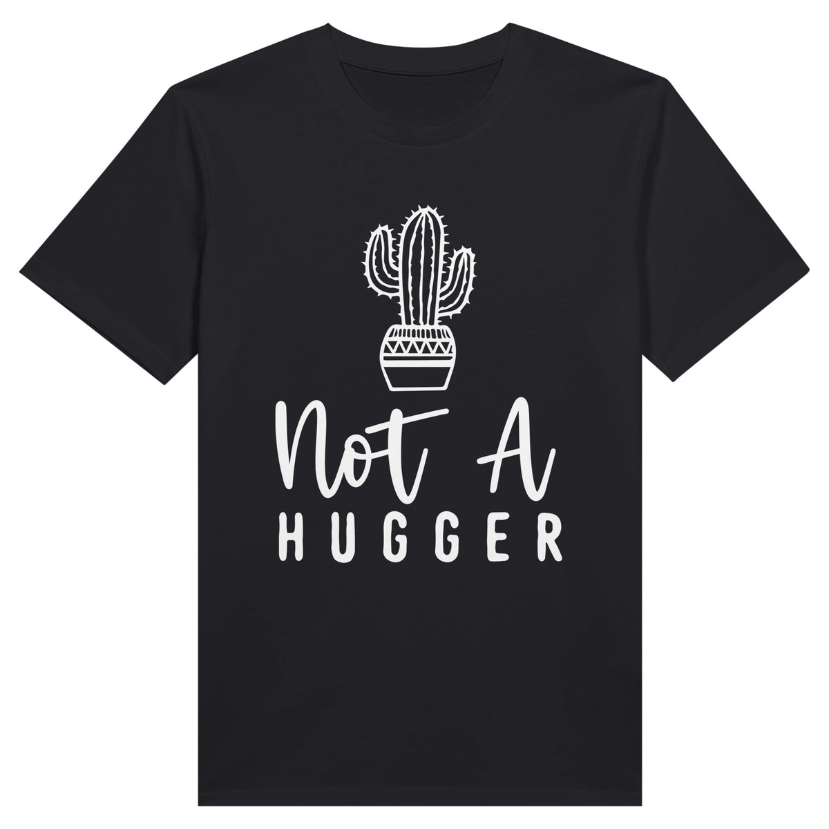 Personal Boundaries Tee - Not A Hugger Edition - Black - Print Material