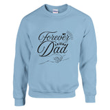 Forever Connected - Dad and Son in Every Moment - Light Blue - Sweatshirts