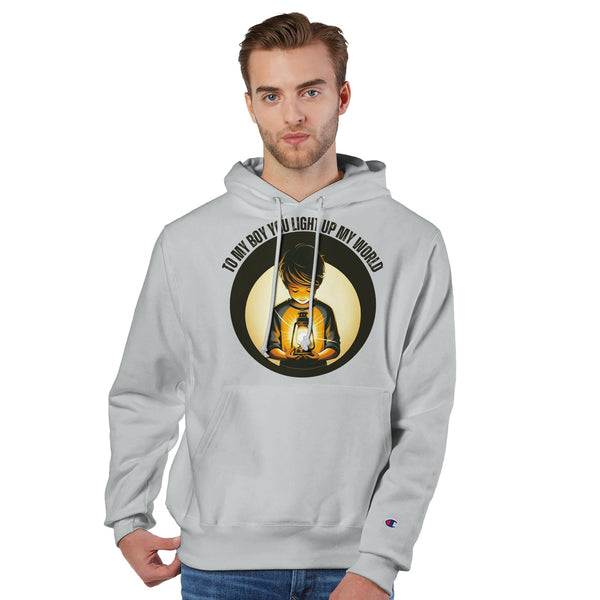 Lantern of Love - A Symbol of Fatherly Guidance - silver gray - Hoodies