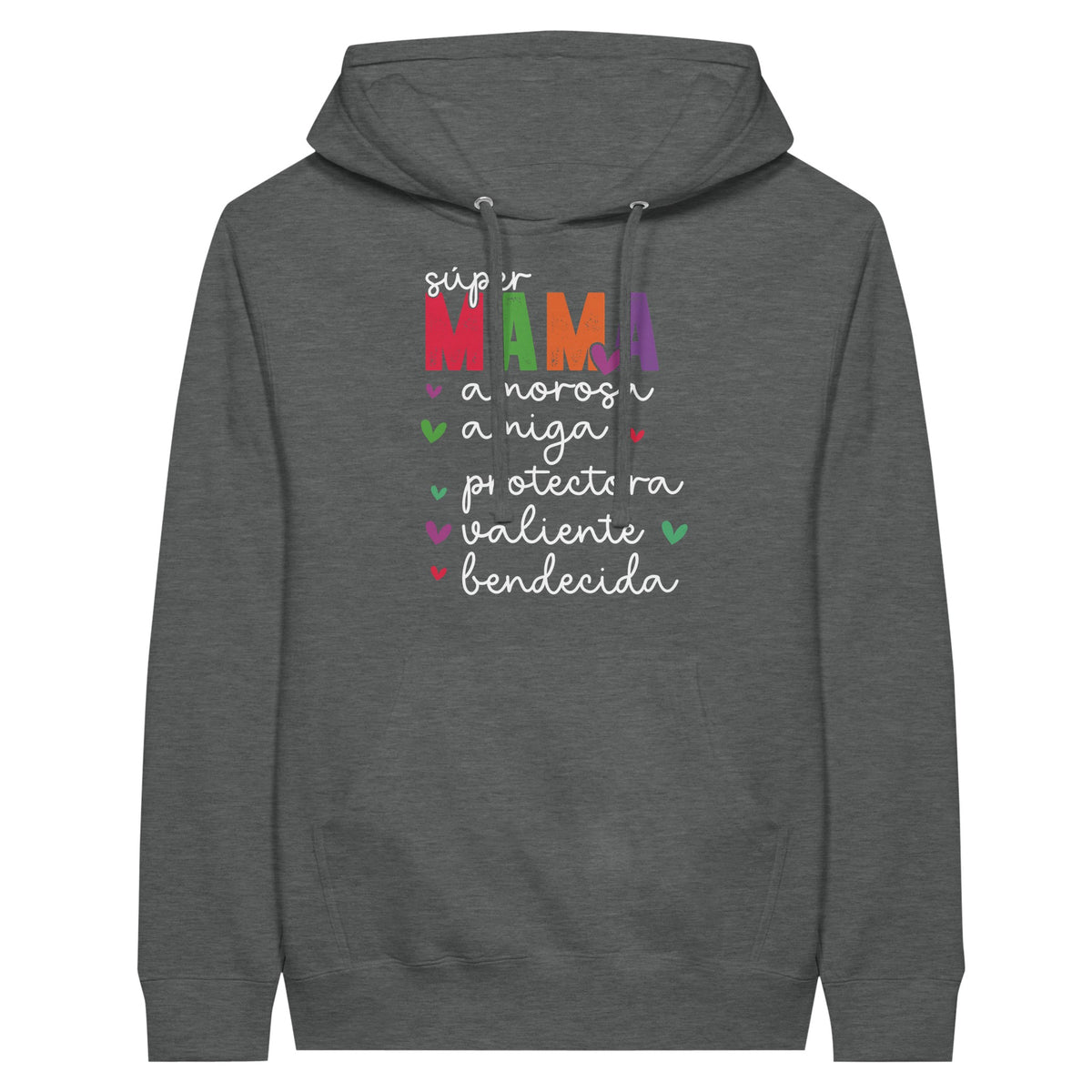 Soulful Sentiments - Embrace Every Emotion Unisex Pullover Hoodie - Graphite Heather - Print Material