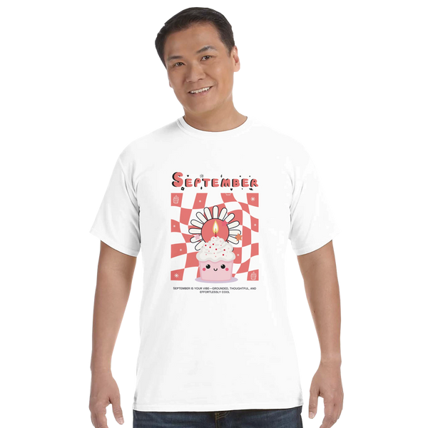 Comfort Colors Birthday Tee – A Sweet Gift for Her - September - T-Shirt