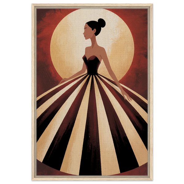 Framed Canvas Gift – Vintage Glamour Doll - - Canvas