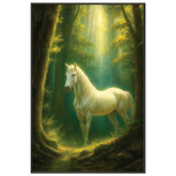 White Horse Metal Framed Poster – Gift of Serenity & Memory - Default Title - Metal Framed Posters