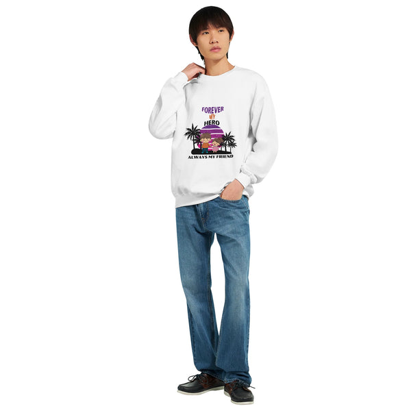 Palm Trees & Memories - Forever My Bro Sweatshirt - - Sweatshirts