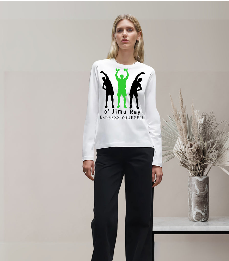 Empowerment Through Fitness Tee - - Long Sleeve T-shirts