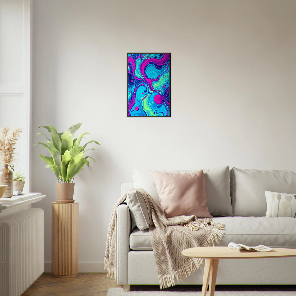 Liquid Rhythm - Capturing Moments of Dynamic Energy - 40x60 cm 16x24″ - Metal Framed Posters
