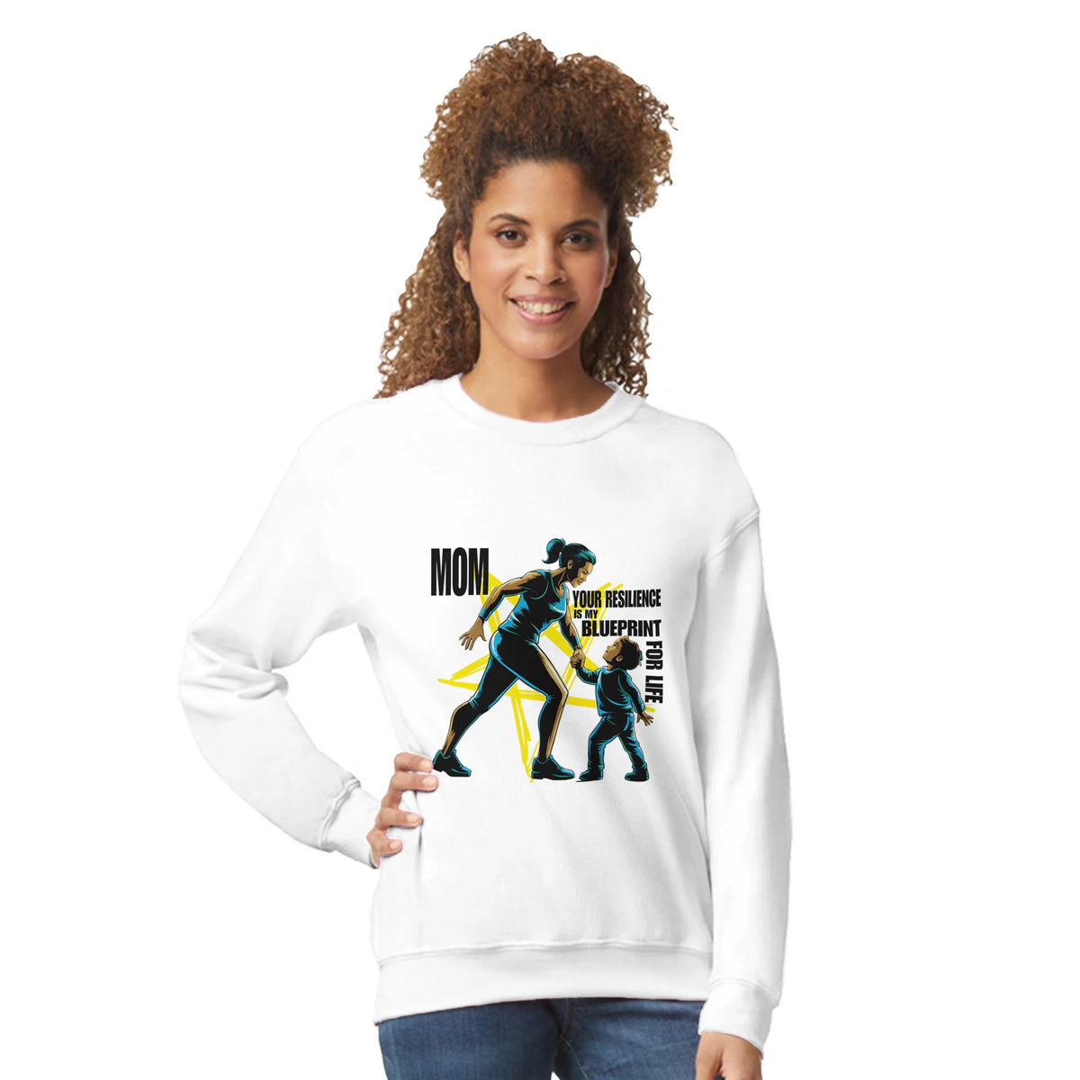 Reach for the Stars - A Mother's Strength - - Sweatshirts