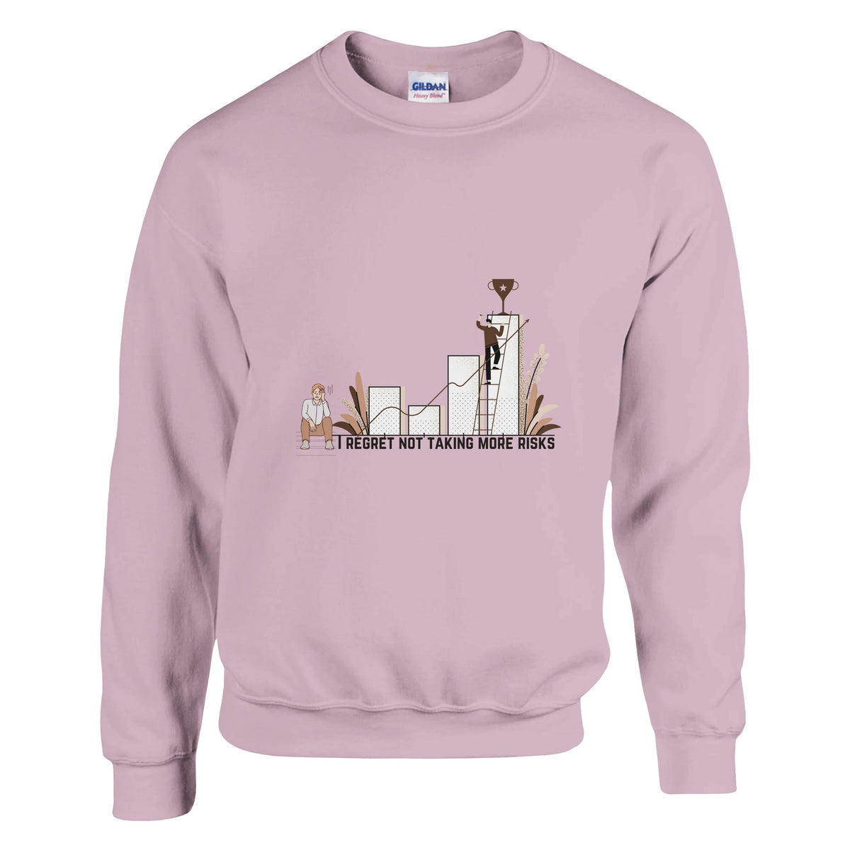 Leap of Faith - A Journey of Risks - Light Pink - Sweatshirt