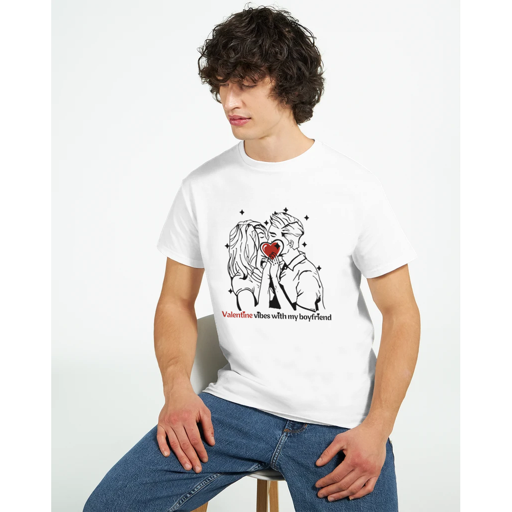 Bold & Loving - Valentine T-Shirt for Boyfriend - - T-Shirt