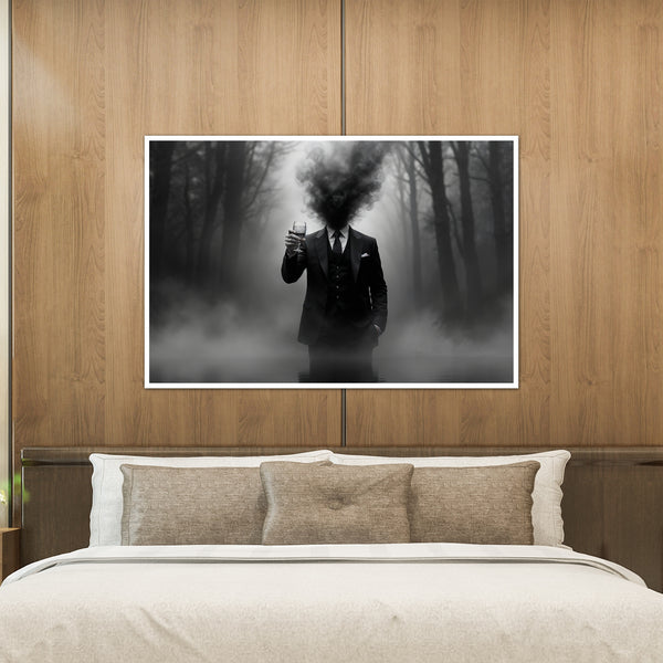 Smoke and Shadows of the Mind - 24x36 - Framed Posters