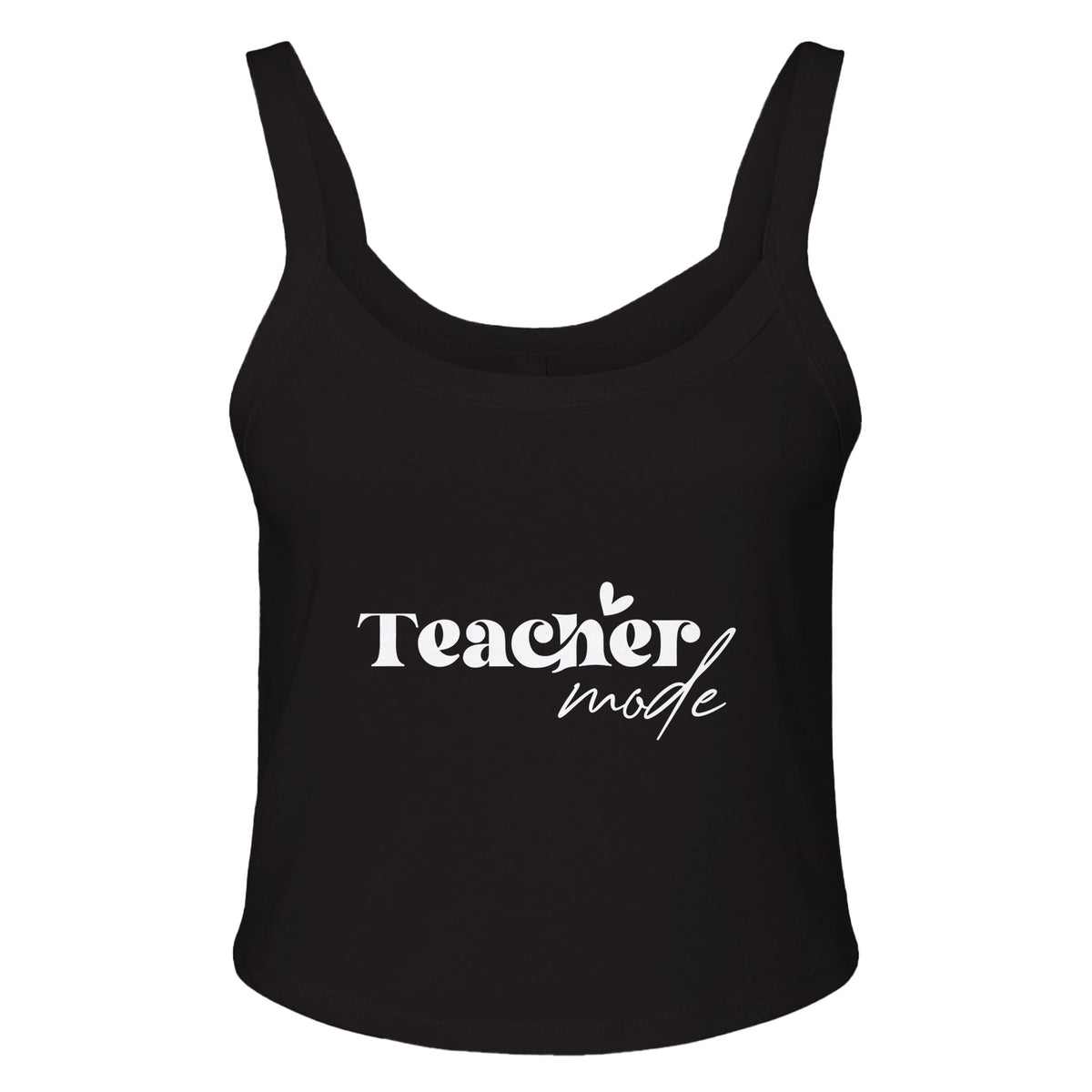 Teacher Mode - Educating in Style - solid blk blend - Print Material