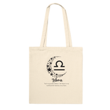 Personalized Star Sign Tote for Friends - Libra - Tote Bags