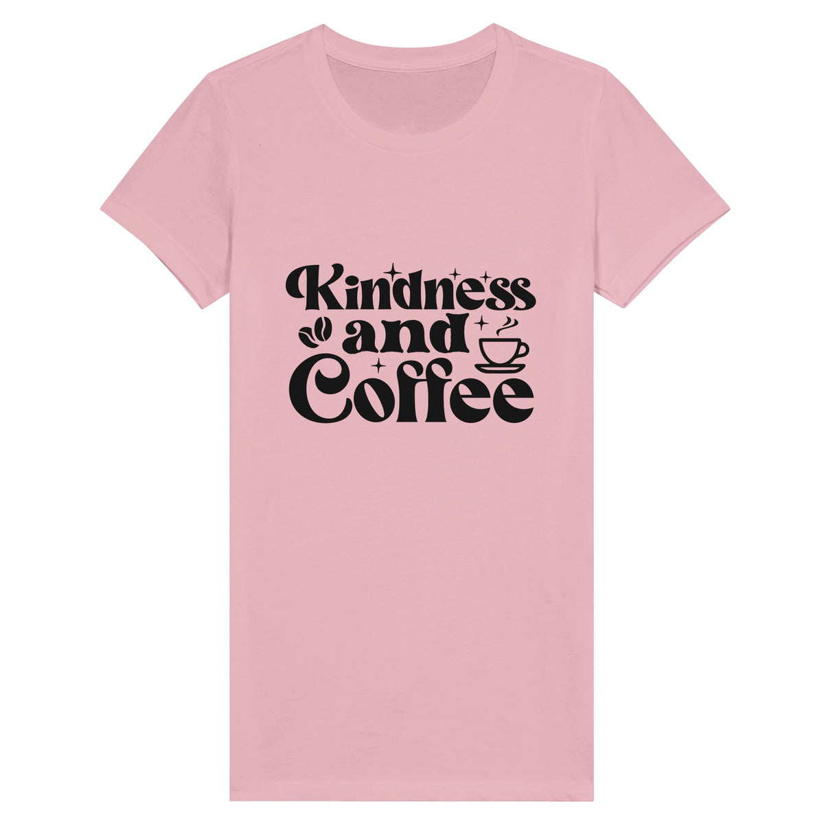 Kindness & Coffe - Brew Memories in Every Sip - Pink - Print Material