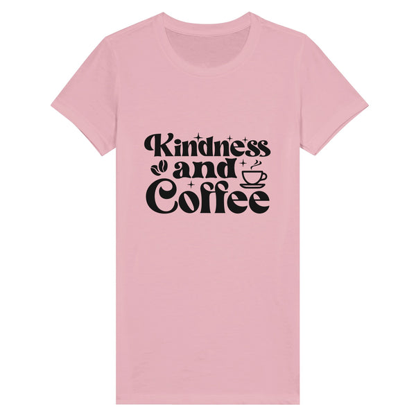 Kindness & Coffe - Brew Memories in Every Sip - Pink - Print Material