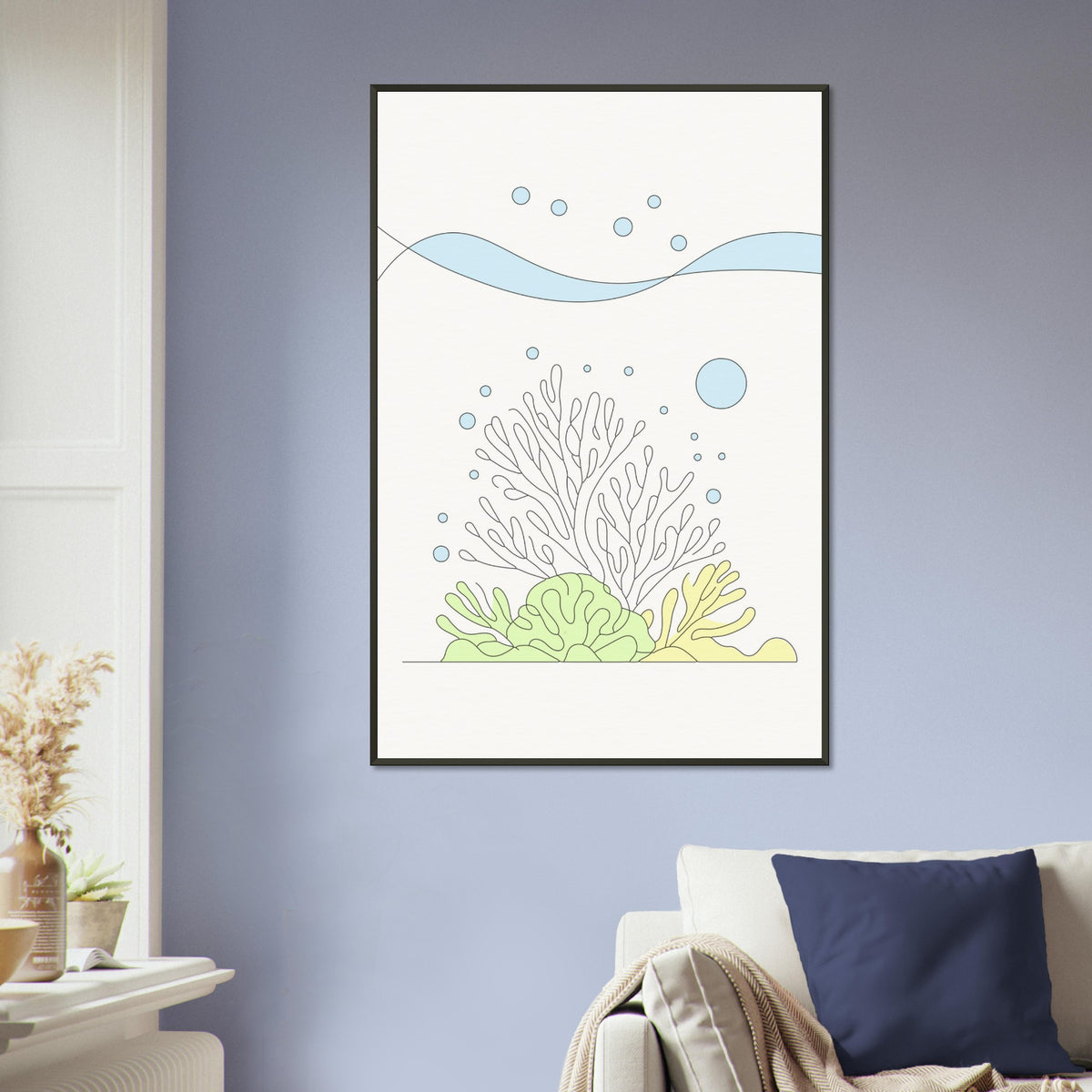 Oceanic Whimsy - Metal Framed Art - - Metal Framed Posters