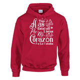 Courageous Spirit - Tus Alas EstaBan Listas Line - Red - Hoodies