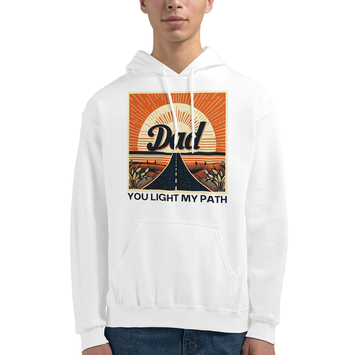 Sunset Serenity - For the Dad Who Inspires - - Hoodies