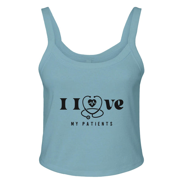 Empathy Elevated - Explore Our Patient Love Series - sld baby blu bln - Tank Tops