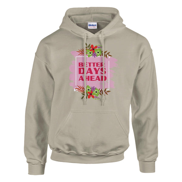 Hope Blooms - Better Days Ahead Hoodie - Sand - Pullover Hoodies