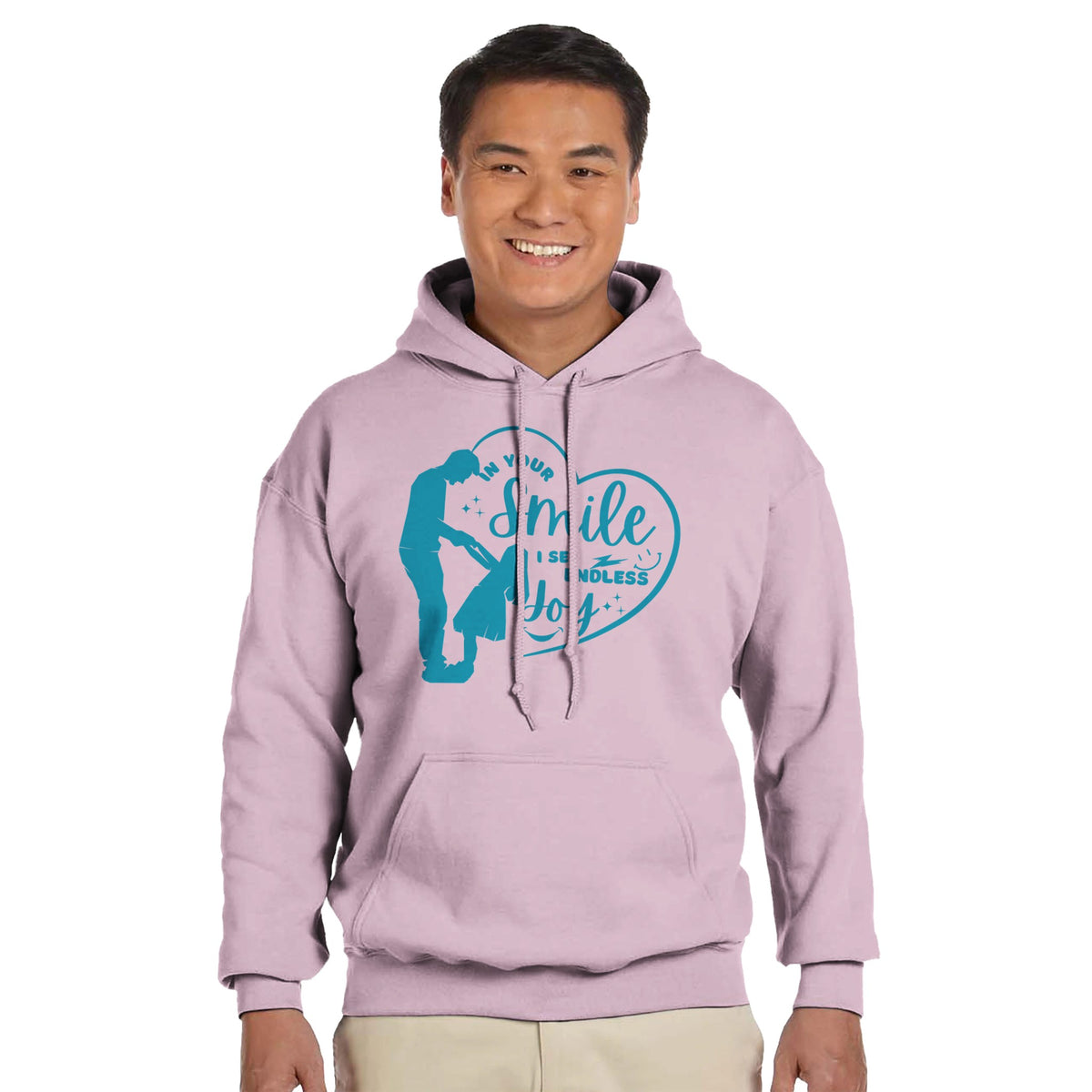 In Your Smile - A Tribute to Unconditional Love - Light Pink - Hoodies