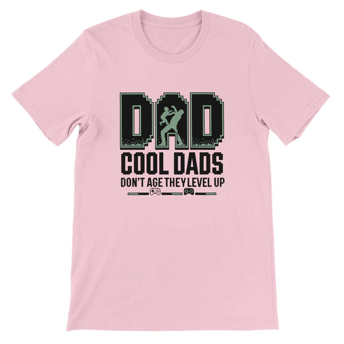 Gamer Dad Father’s Day T-Shirt | Bella + Canvas - Pink - T-Shirt