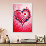 Gift of Love – Framed Art - White frame - Wooden Framed Posters