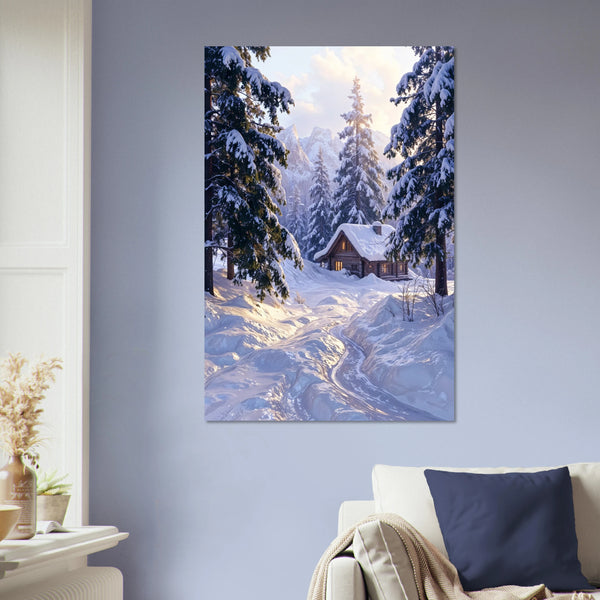 Warm Winter Gift – Fine Art Poster for the Heart - Default Title - Posters