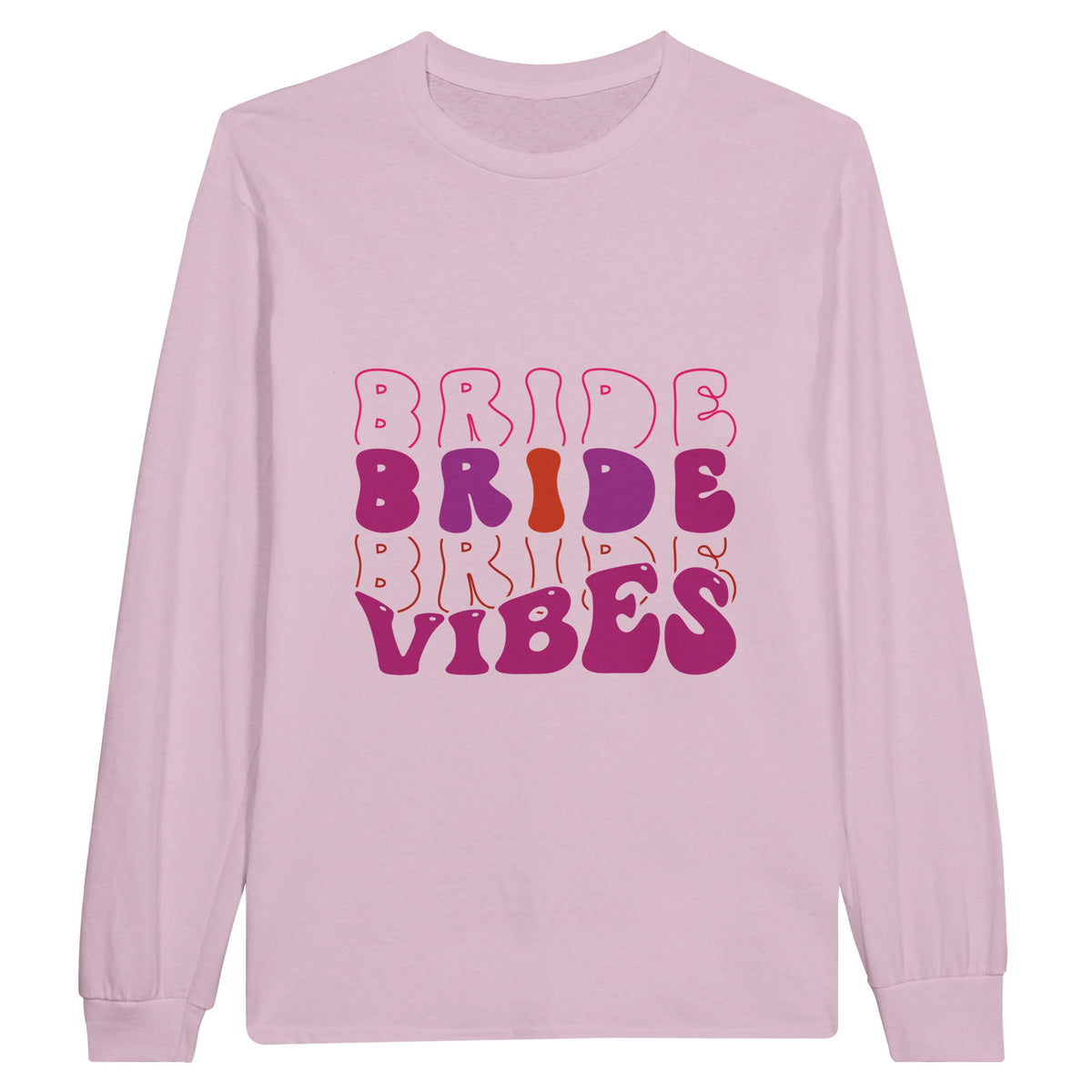 Bride Vibes - Capturing Moments - Creating Memories Long-sleeve T-shirt - Light Pink - Long Sleeve T-shirts