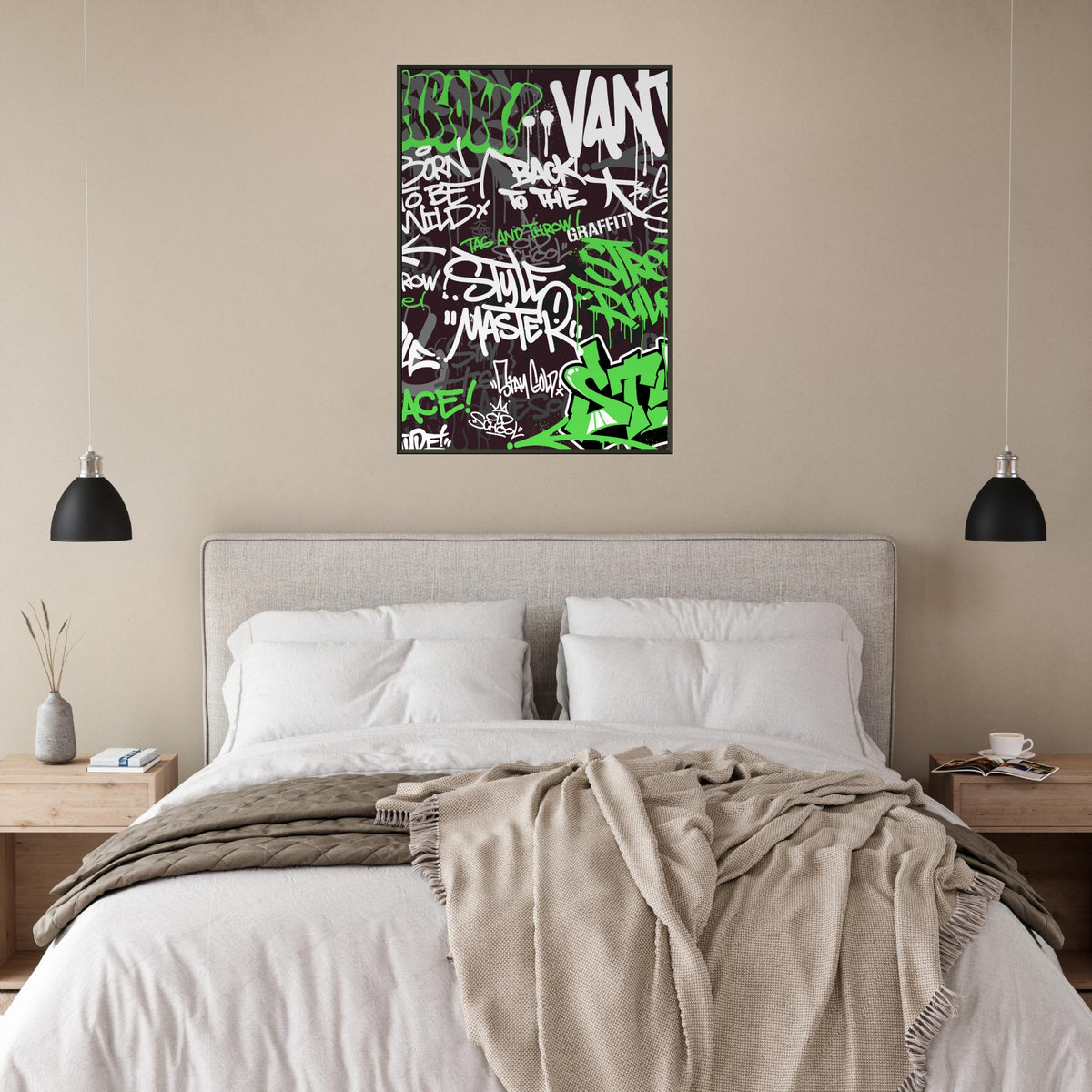 Urban Expression - Graffiti Art Masterpiece - - Metal Framed Posters