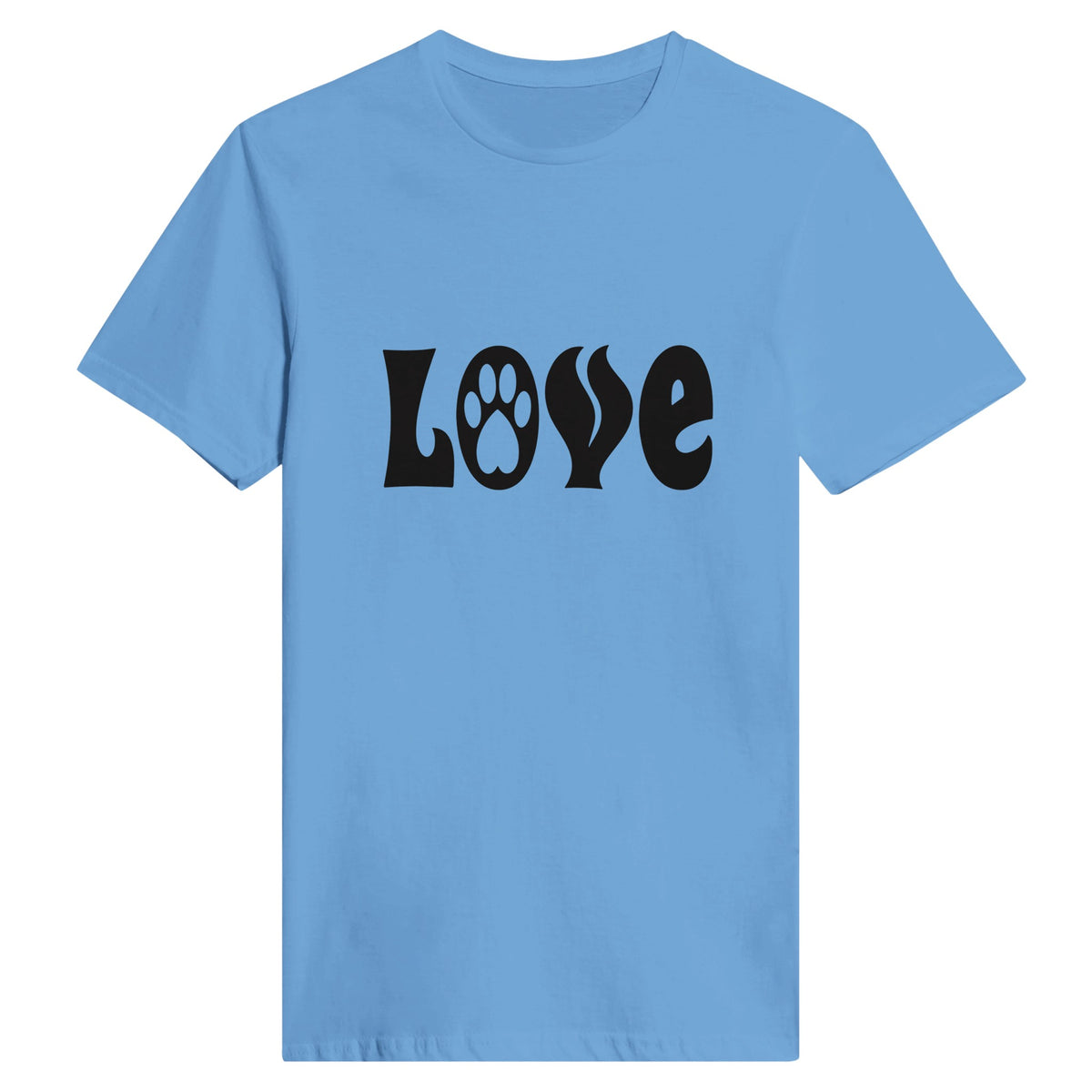 LOVE - Let Your Shirt Speak for You - Light Blue - Print Material