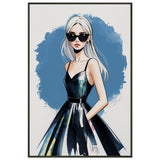 Elegance in Watercolor - The Chic Femme - - Framed Posters