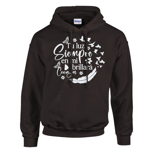 Shine Bright - Your Hoodie of Eternal Light - Dark Chocolate - Hoodies