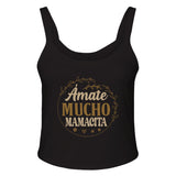 Embrace Self-Love - Mamacita Vibes - solid blk blend - Tank Tops