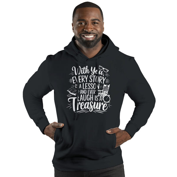 Anchor of Strength and Faith - Black - Hoodies