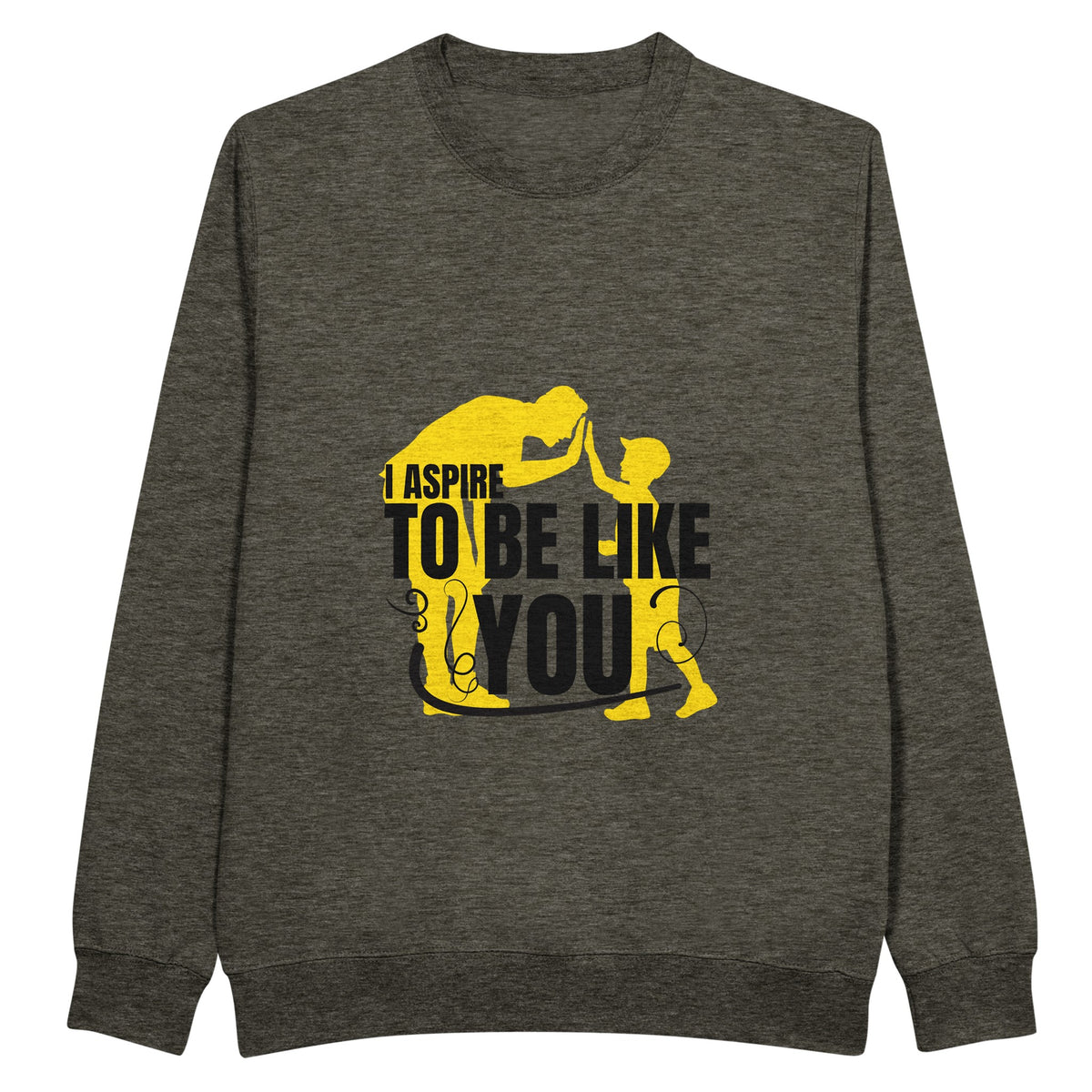 Father’s Inspiration – Celebrating the Bond of Admiration - Charcoal Heather - Sweatshirts