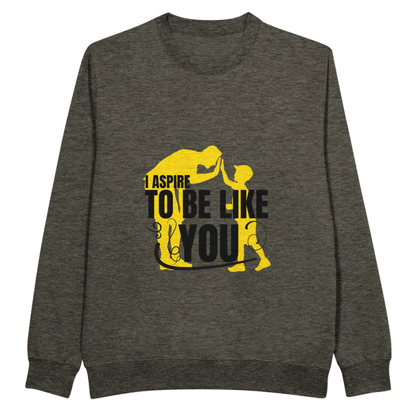 Father’s Inspiration – Celebrating the Bond of Admiration - Charcoal Heather - Sweatshirts