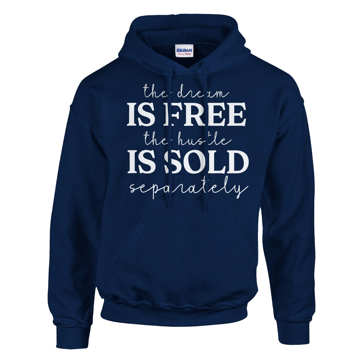 Dreamers' Anthem - Embrace the Journey - Navy - Hoodies