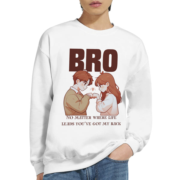 Brotherhood Bond - Always Got Your Back Sweatshirt - White - Sweatshirts