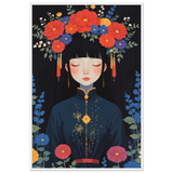 Gift Beauty – Framed Asian-Inspired Poster - - Wooden Framed Posters