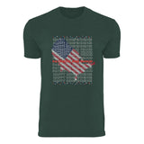 Celebrate with Patriotism - royal pine - Crewneck T.shirts