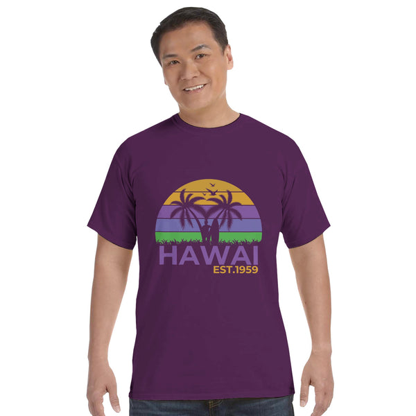 Hawaiian Sunset Vibes - Timeless Memories - wine - T-Shirts