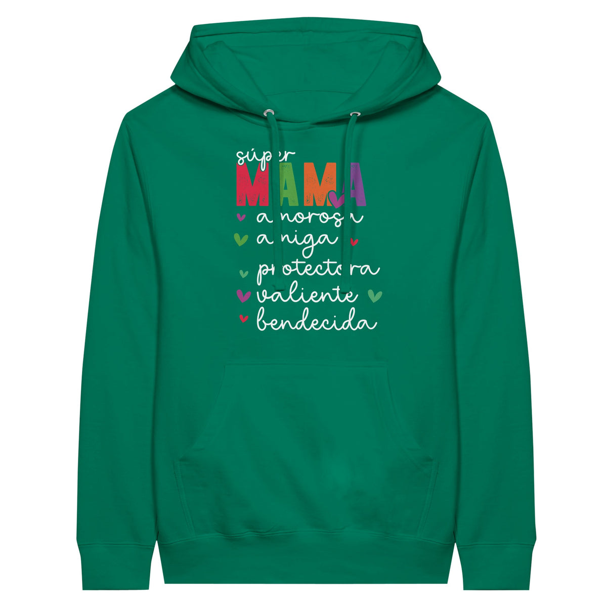 Soulful Sentiments - Embrace Every Emotion Unisex Pullover Hoodie - Kelly - Print Material