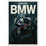 BMW S1000RR Wooden Framed Poster – Gift for Bike Lovers - Default Title - Wooden Framed Posters