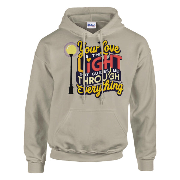 For the Light of My Life – A Cozy Gift for Your Husband - Sand - Hoodies